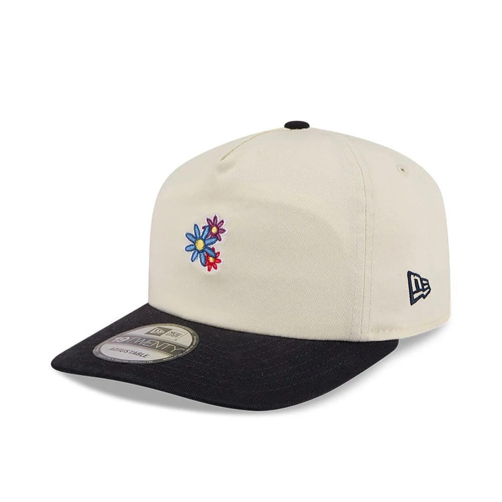 Pictured is this New Era Daisies 19TWENTY cap in Cream. 1