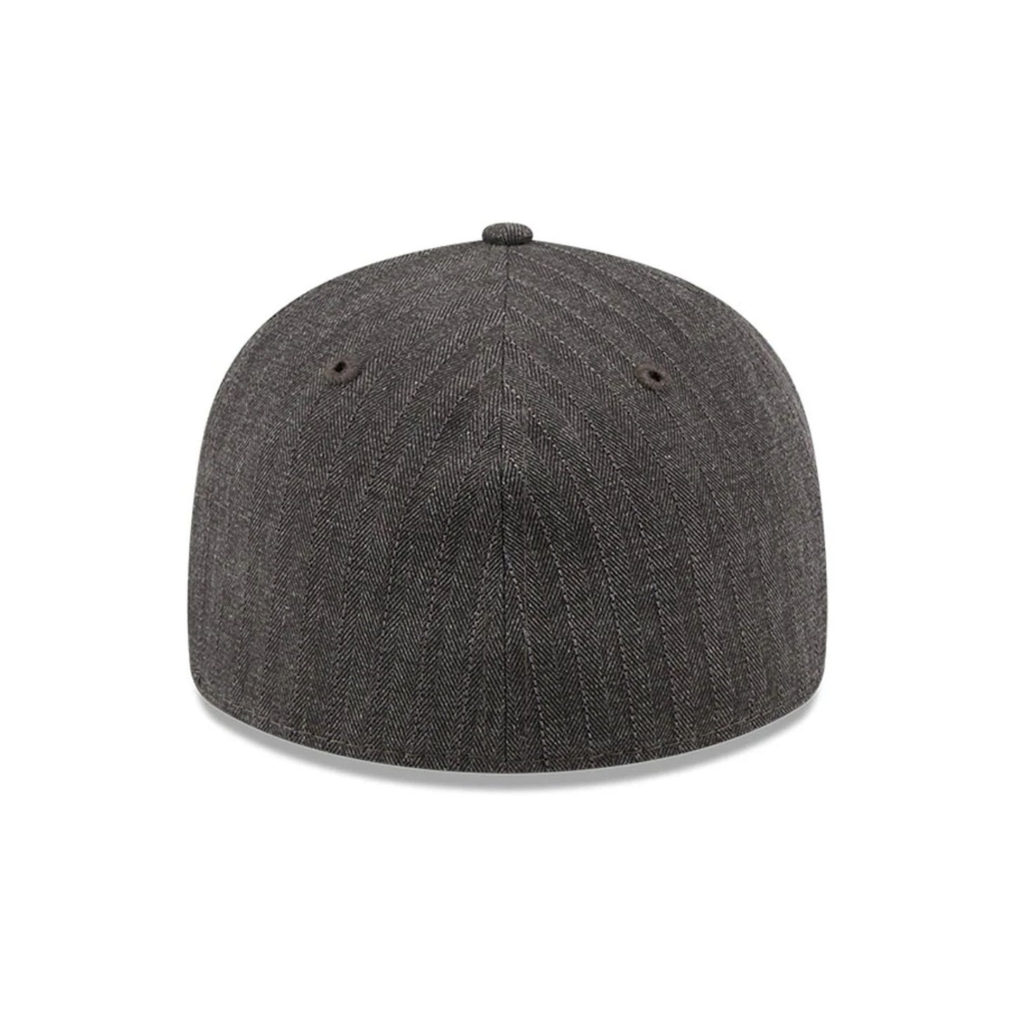 Pictured is this New Era Herringbone Retro Crown 59FIFTY Fitted cap in Charcoal. 7