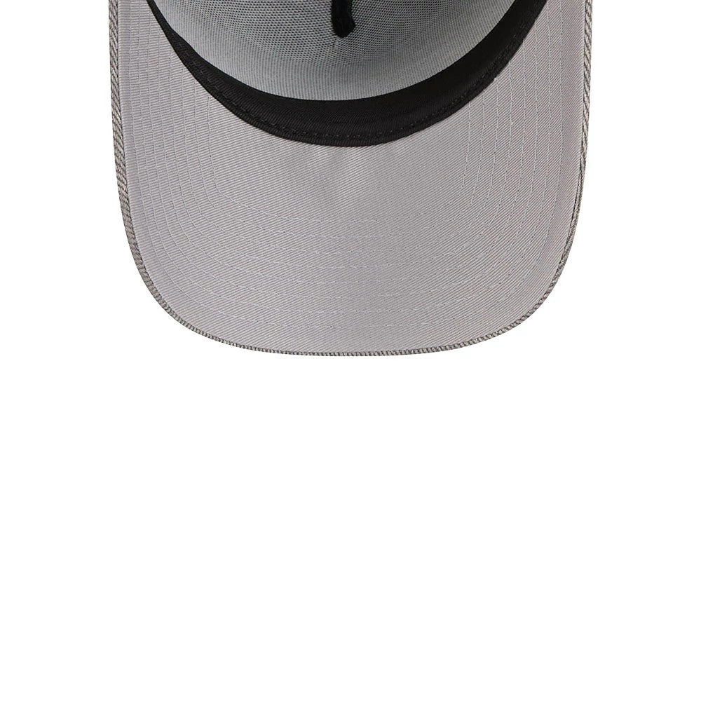 Pictured is this New Era 59FORTY A-Frame Fitted cap in open grey. 7