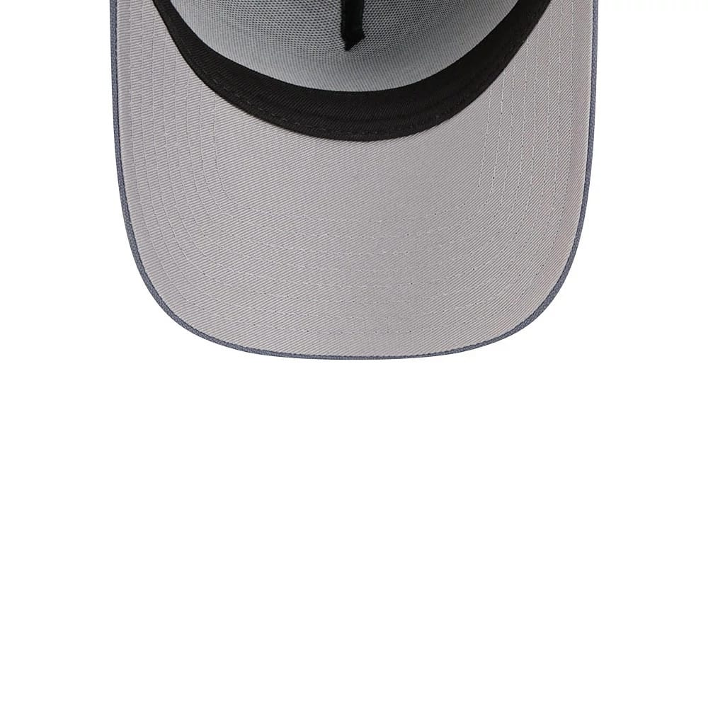Pictured is this New Era Denim 59FORTY A-Frame Fitted cap in dark blue. 2