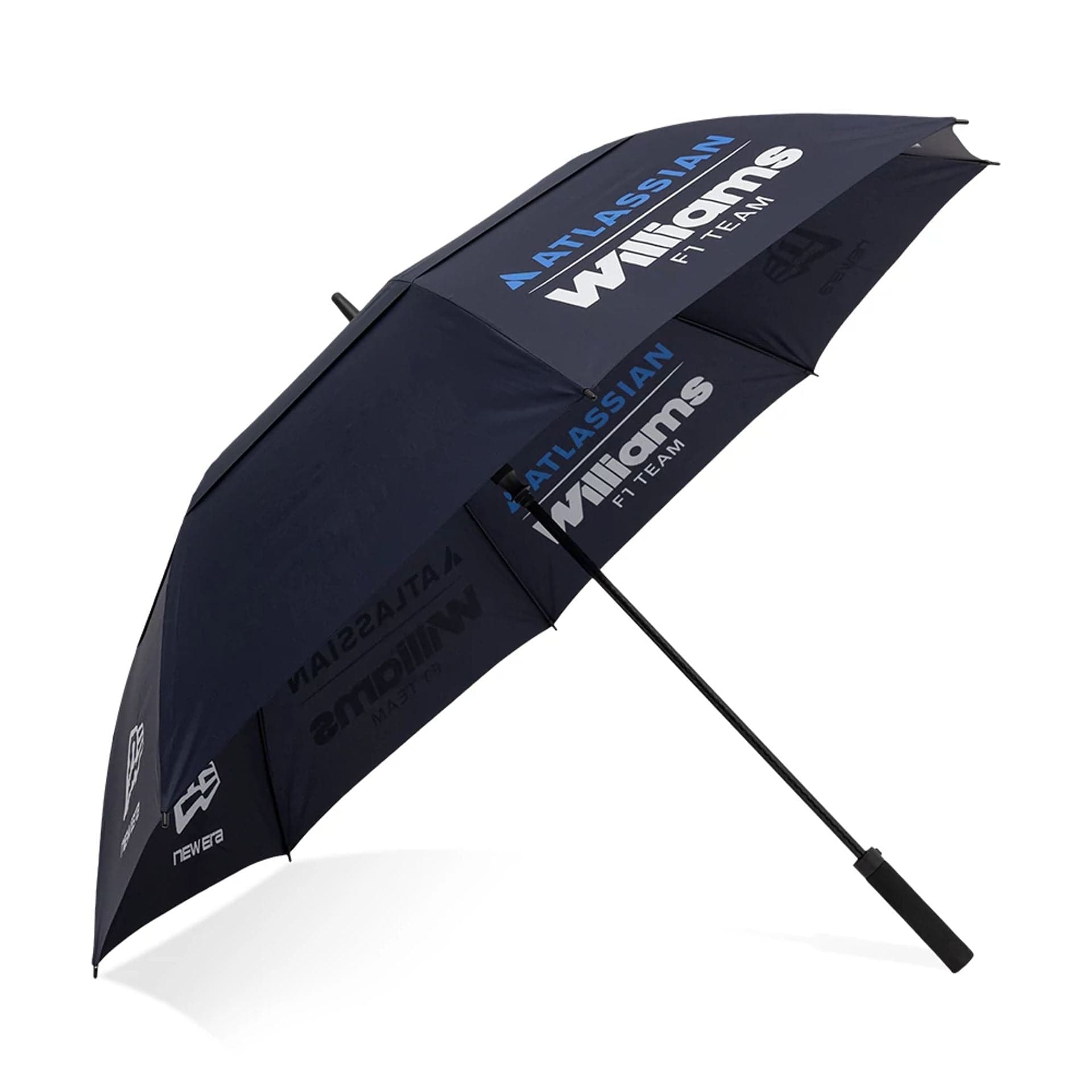 Pictured is this Atlassian Williams F1 Team Umbrella in navy. 1