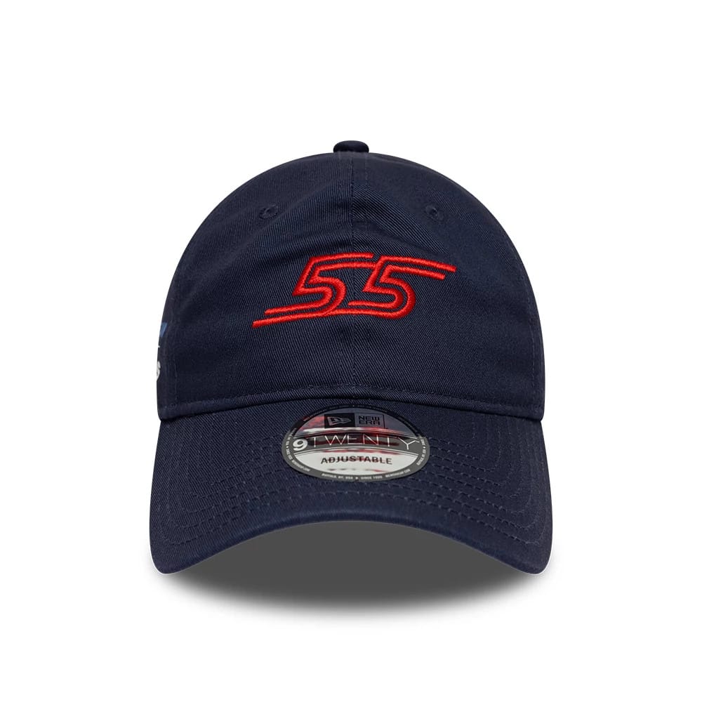 Pictured is this Carlos Sainz Atlassian Williams F1 Team 9TWENTY cap in navy. 2