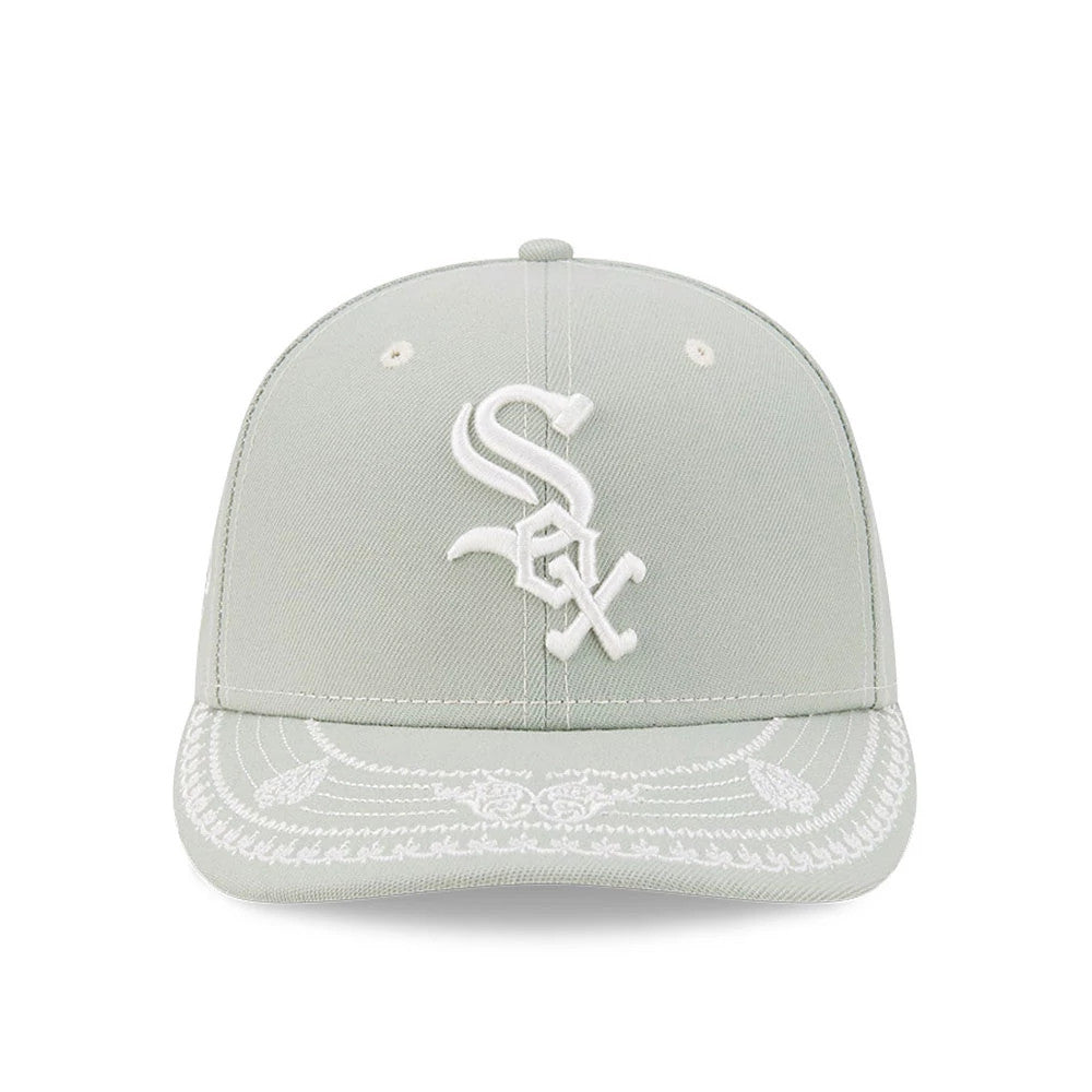 Pictured is this MLB Fathers Day Chicago White Sox 59FIFTY Fitted cap in pastel green. 3