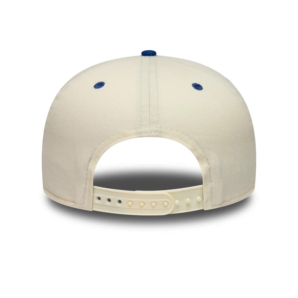 Pictured is this NBA Hardwood Classic New York Knicks 19TWENTY Adjustable cap in cream & blue. 7