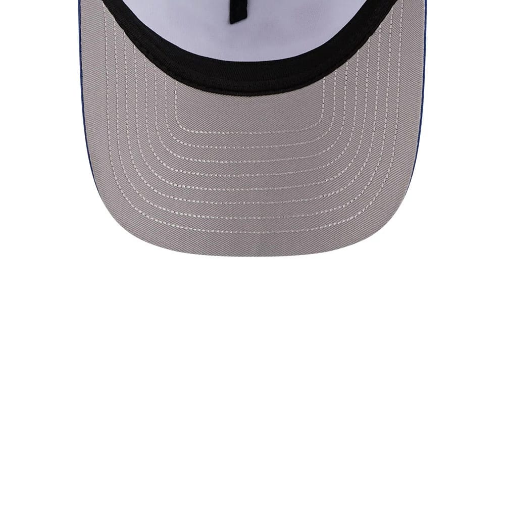 Pictured is this MLB X Ferris Bueller's Day Off Chicago Cubs 9FORTY A-Frame Trucker Adjustable cap in white. 2