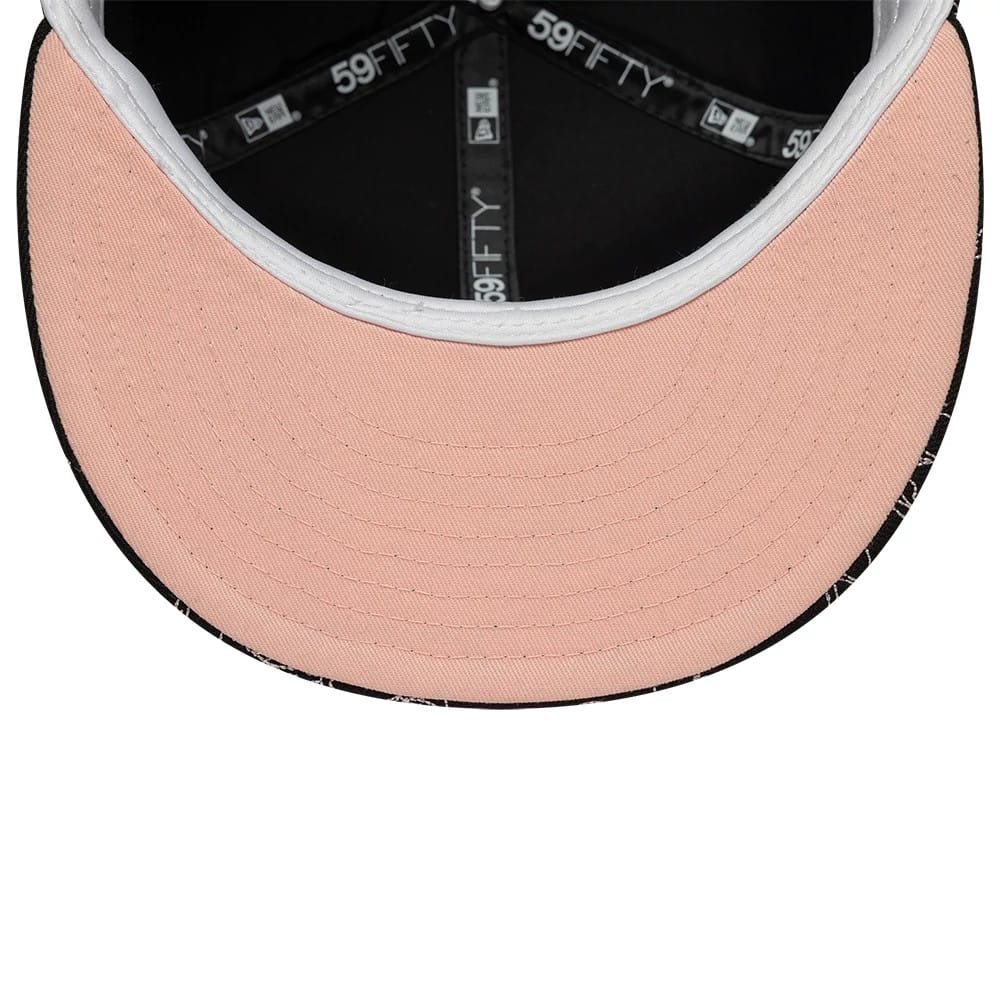 Pictured is this New Era Cherry Blossom 59FIFTY Fitted cap in black. 2