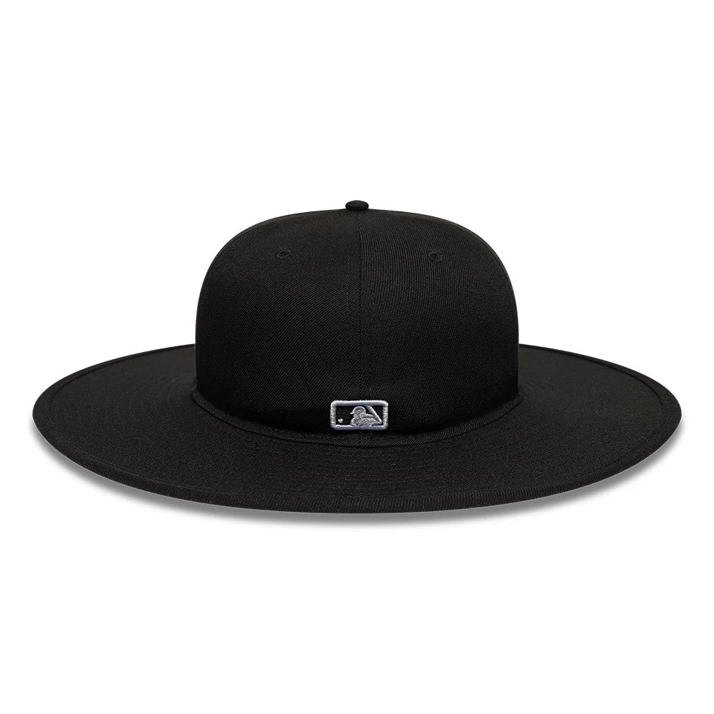 Pictured is this MLB 6 Panel Chicago White Sox Fitted Bucket hat in black. 4