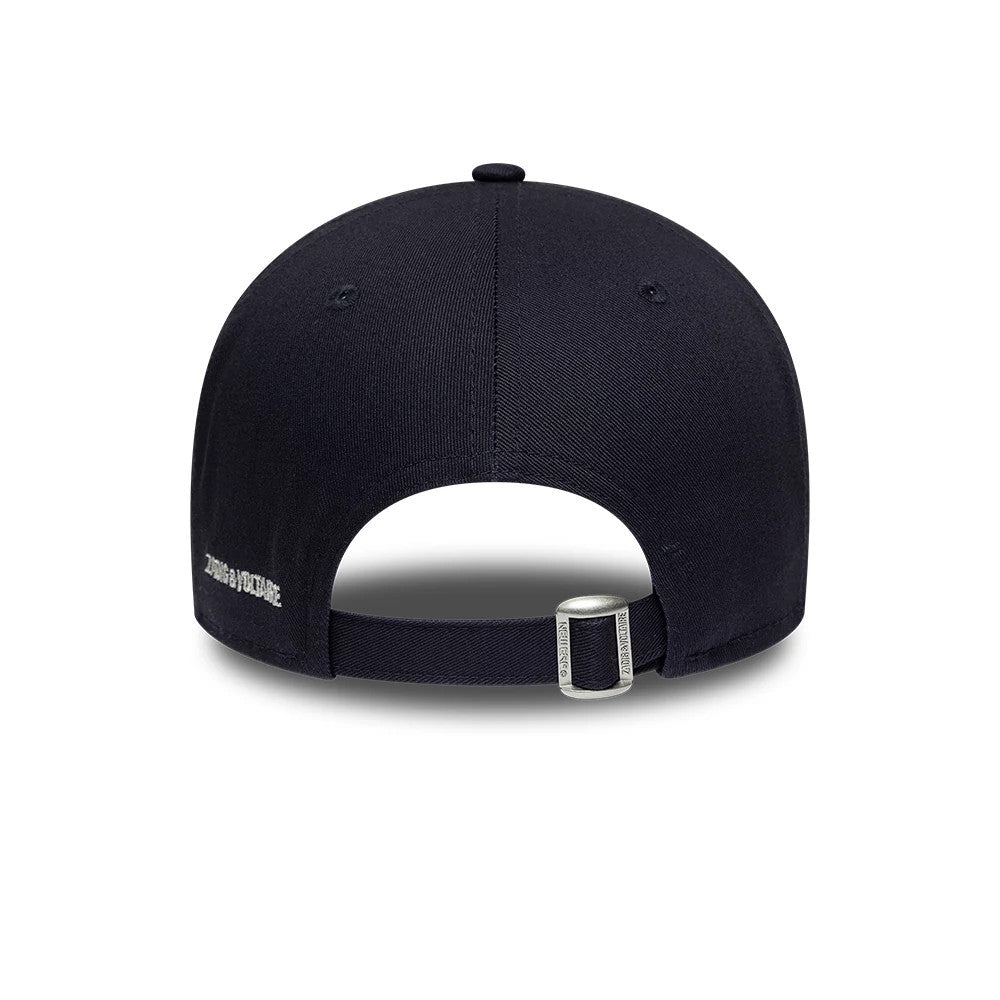 Pictured is this New Era X Zadig & Voltaire Resort 9FORTY Adjustable cap in navy. 4