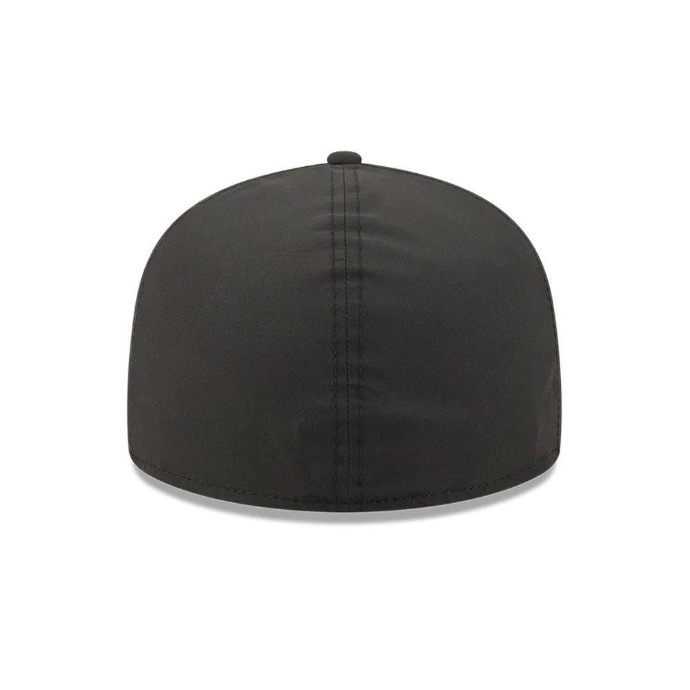 Pictured is this MLB 59FIFTY Day Athletics Split Panel 59FIFTY Fitted cap in black. 7