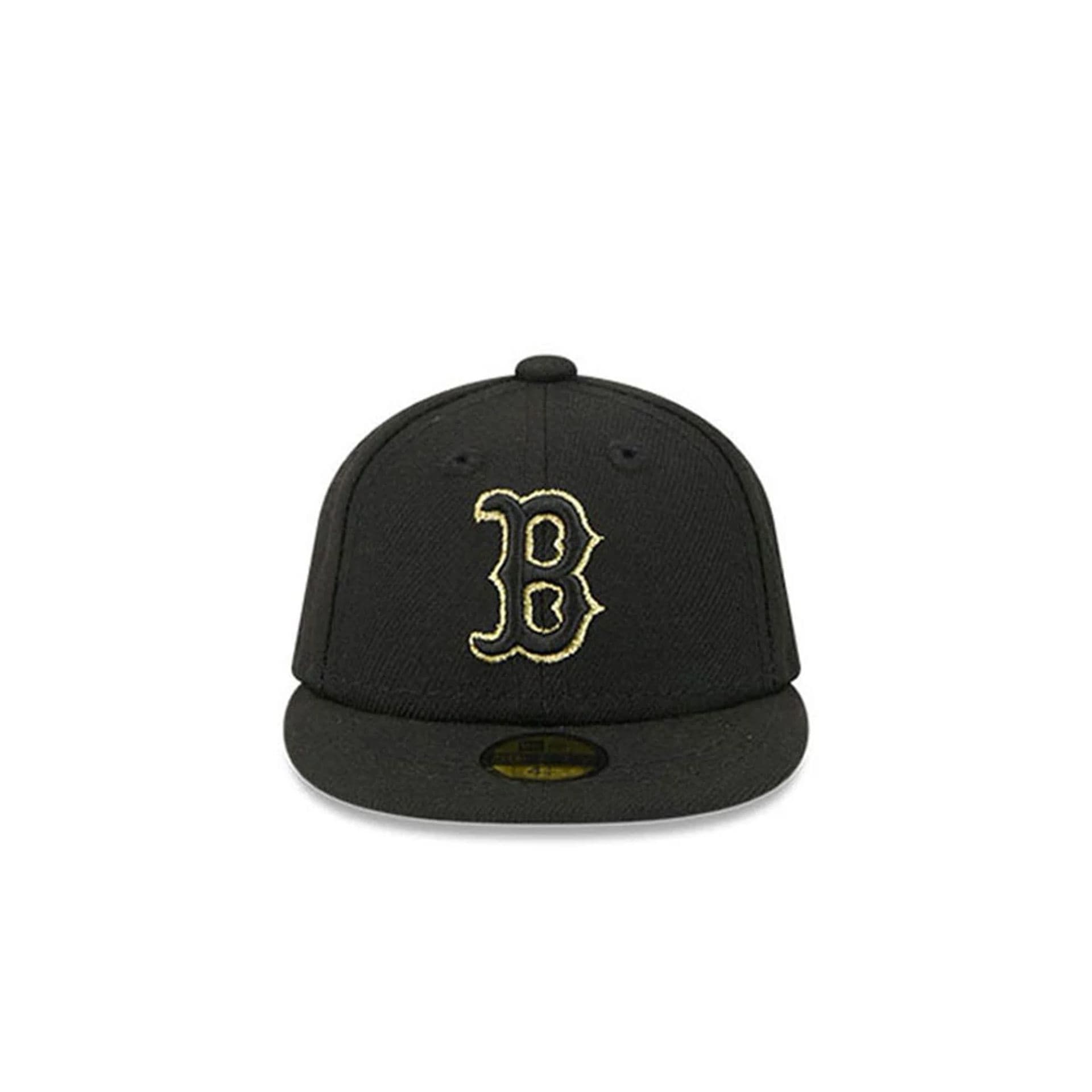 Pictured is this MLB 59FIFTY Day Boston Red Sox Mini 59FIFTY Fitted cap in black. 2