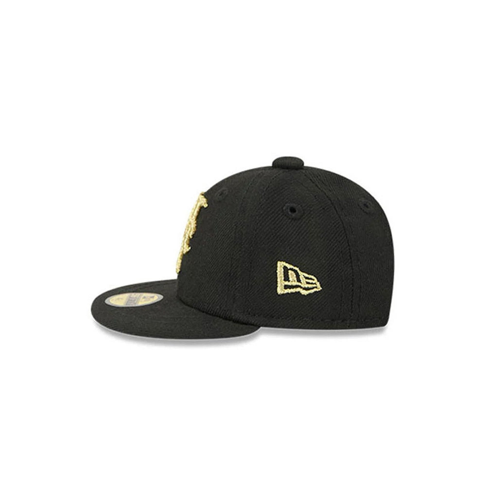 Pictured is this MLB 59FIFTY Day New York Mets Mini 59FIFTY Fitted cap in black. 4