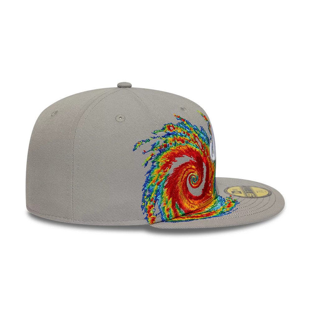 Pictured is this New Era Storm Pattern 59FIFTY Fitted cap in grey. 4