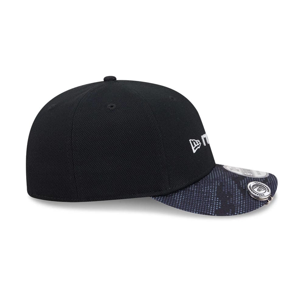 Pictured is this New Era Golf 9FIFTY Snapback cap in black. 7