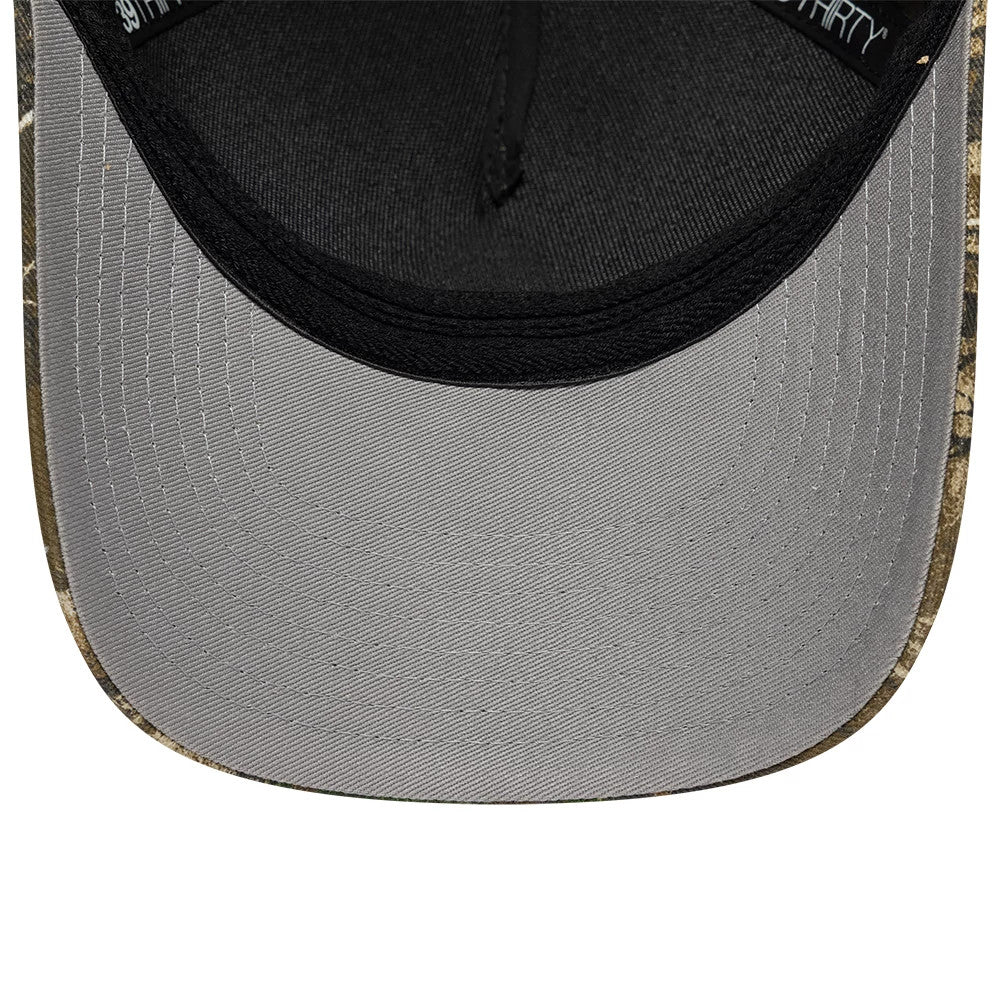 Pictured is this New Era Realtree Edge Camo 39THIRTY M-Crown A-Frame Stretch Fit cap in Realtree Edge camo. 2