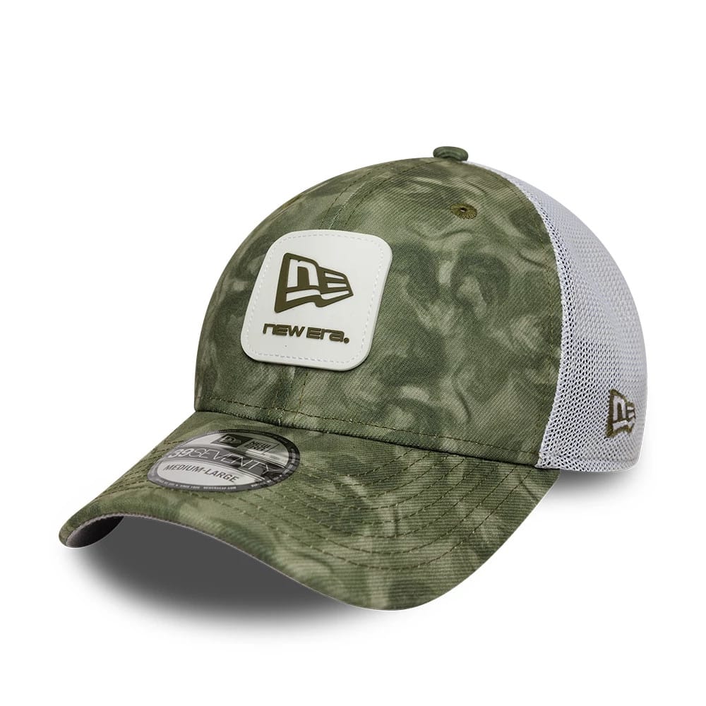 Pictured is this New Era Floral 39SEVENTY Stretch Fit cap in green. 1
