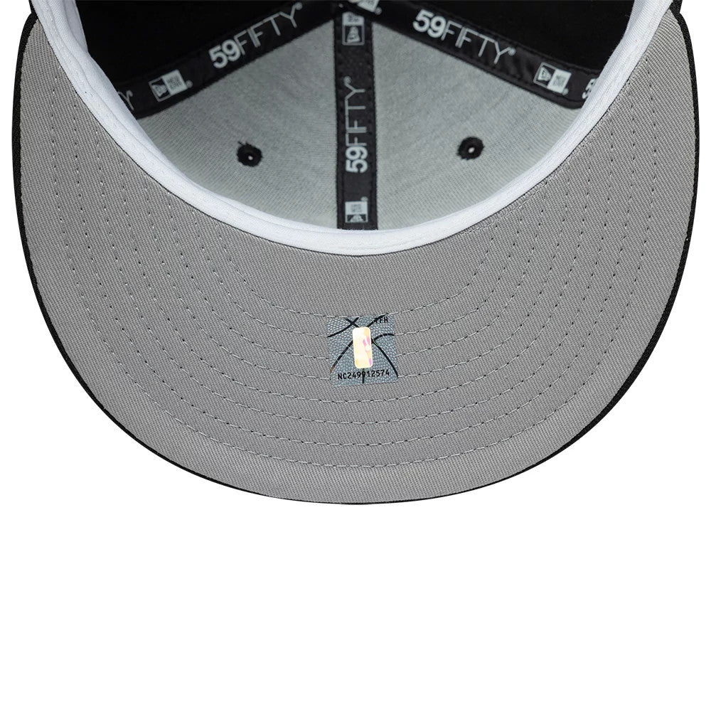 Pictured is this NBA Hardwood Classic Toronto Raptors 59FIFTY Fitted cap in black. 2