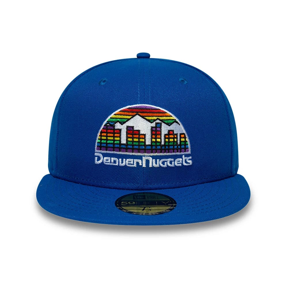 Pictured is this NBA Hardwood Classic Denver Nuggets 59FIFTY Fitted cap in blue. 3