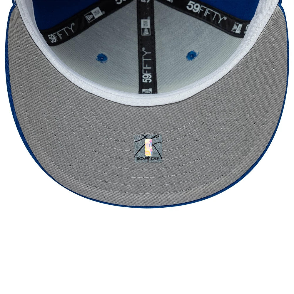 Pictured is this NBA Hardwood Classic Denver Nuggets 59FIFTY Fitted cap in blue. 2