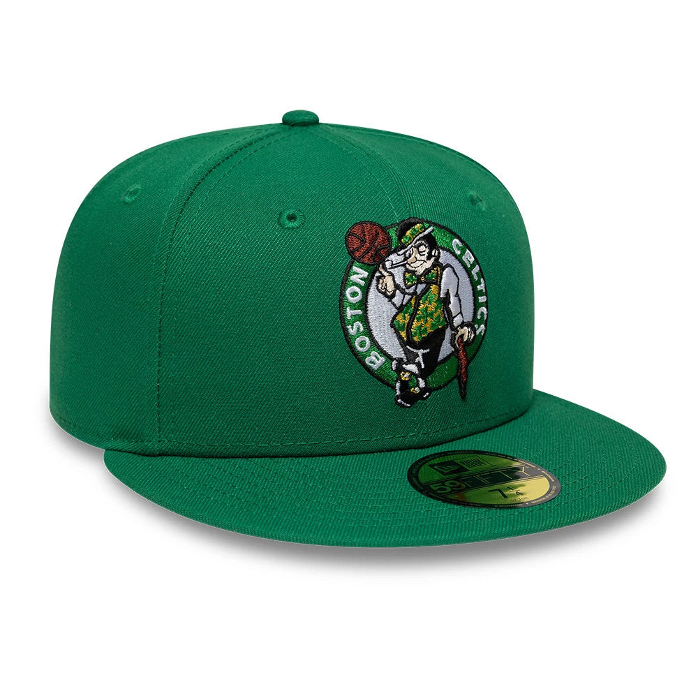 Pictured is this NBA Basic Boston Celtics 59FIFTY Fitted cap in green. 4