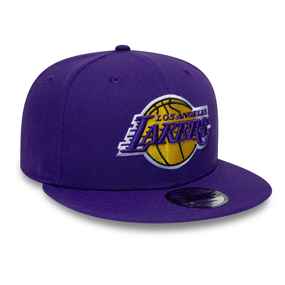 Pictured is this NBA LA Lakers 9FIFTY Snapback cap in purple. 3