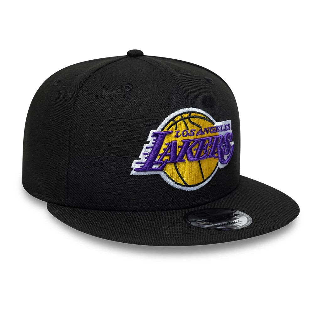 Pictured is this NBA Core LA Lakers 9FIFTY Snapback cap in black. 3