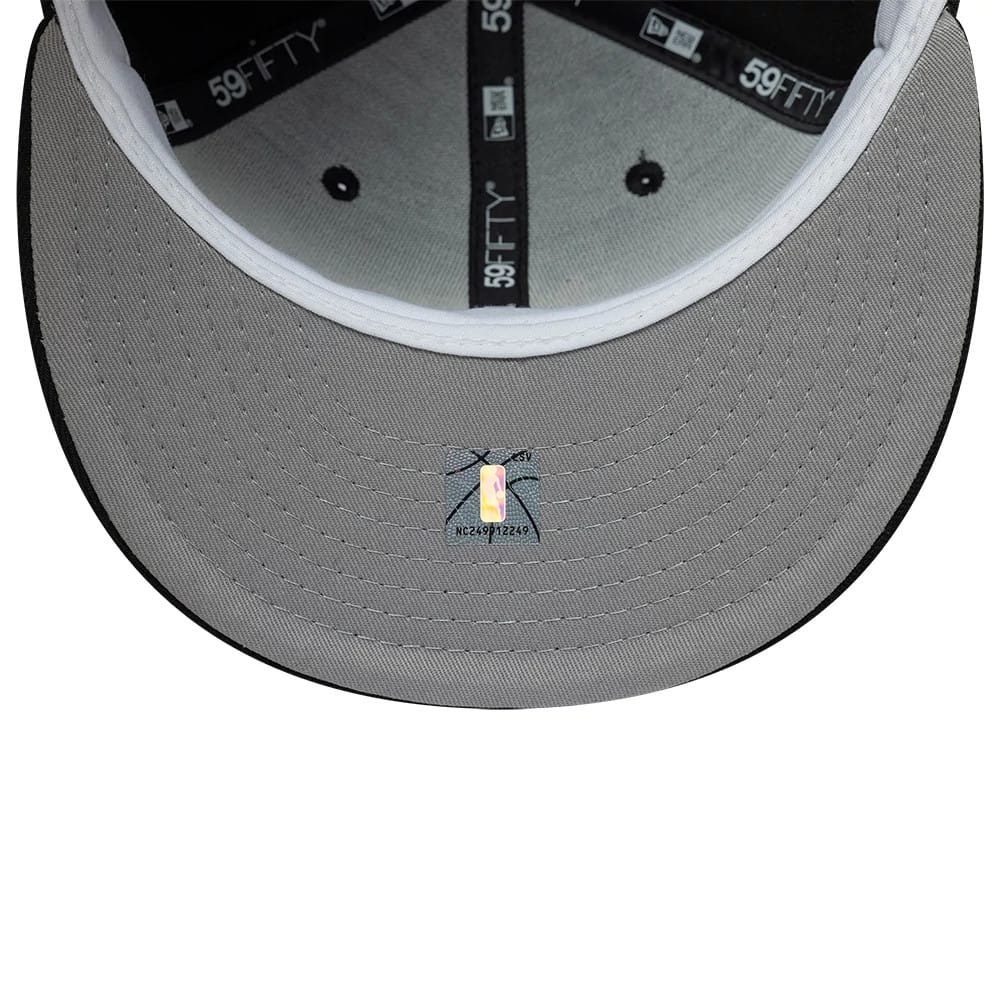 Pictured is this NBA Hardwood Classic Milwaukee Bucks 59FIFTY Fitted cap in black. 2