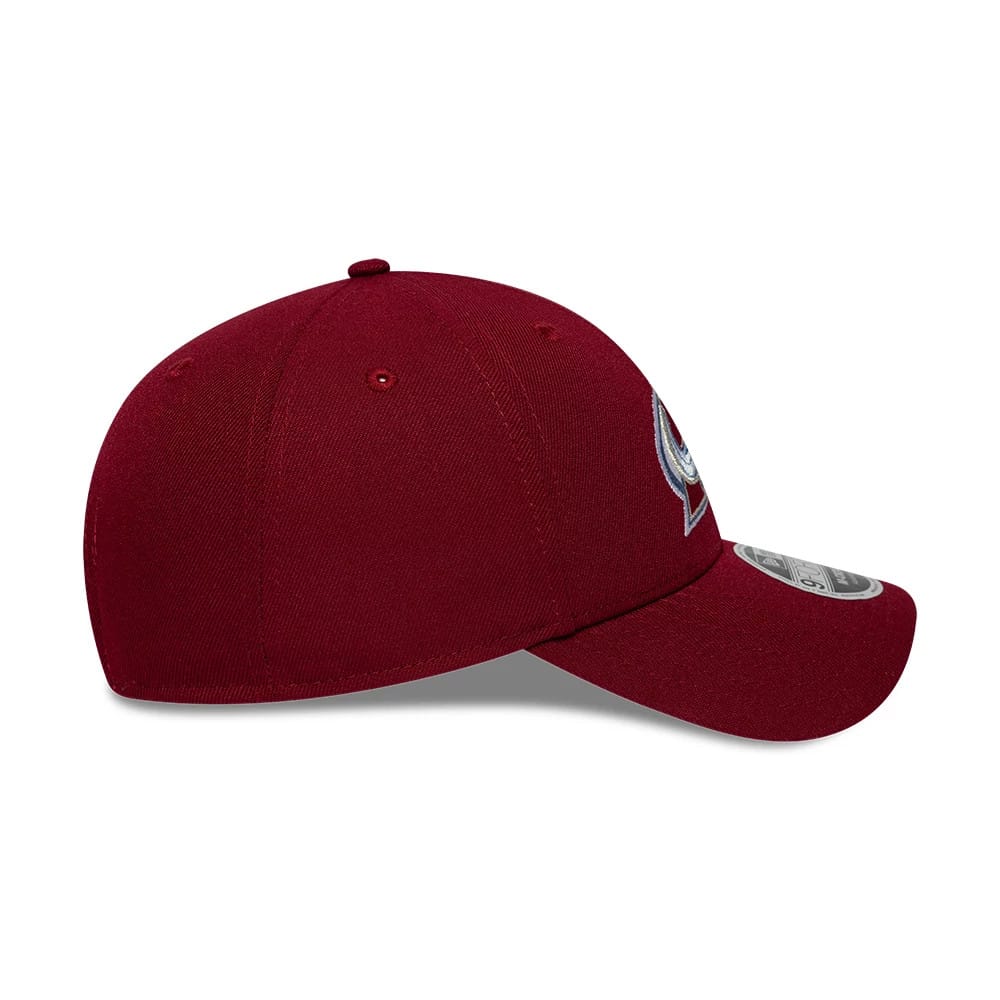 Pictured is this NHL Team Colorado Avalanche 9FORTY M-Crown cap in dark red. 7