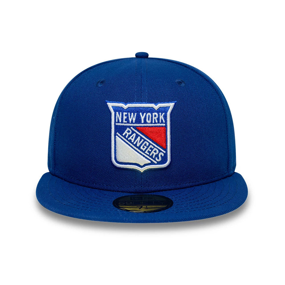 Pictured is this NHL Basic New York Rangers 59FIFTY Fitted cap in blue. 3