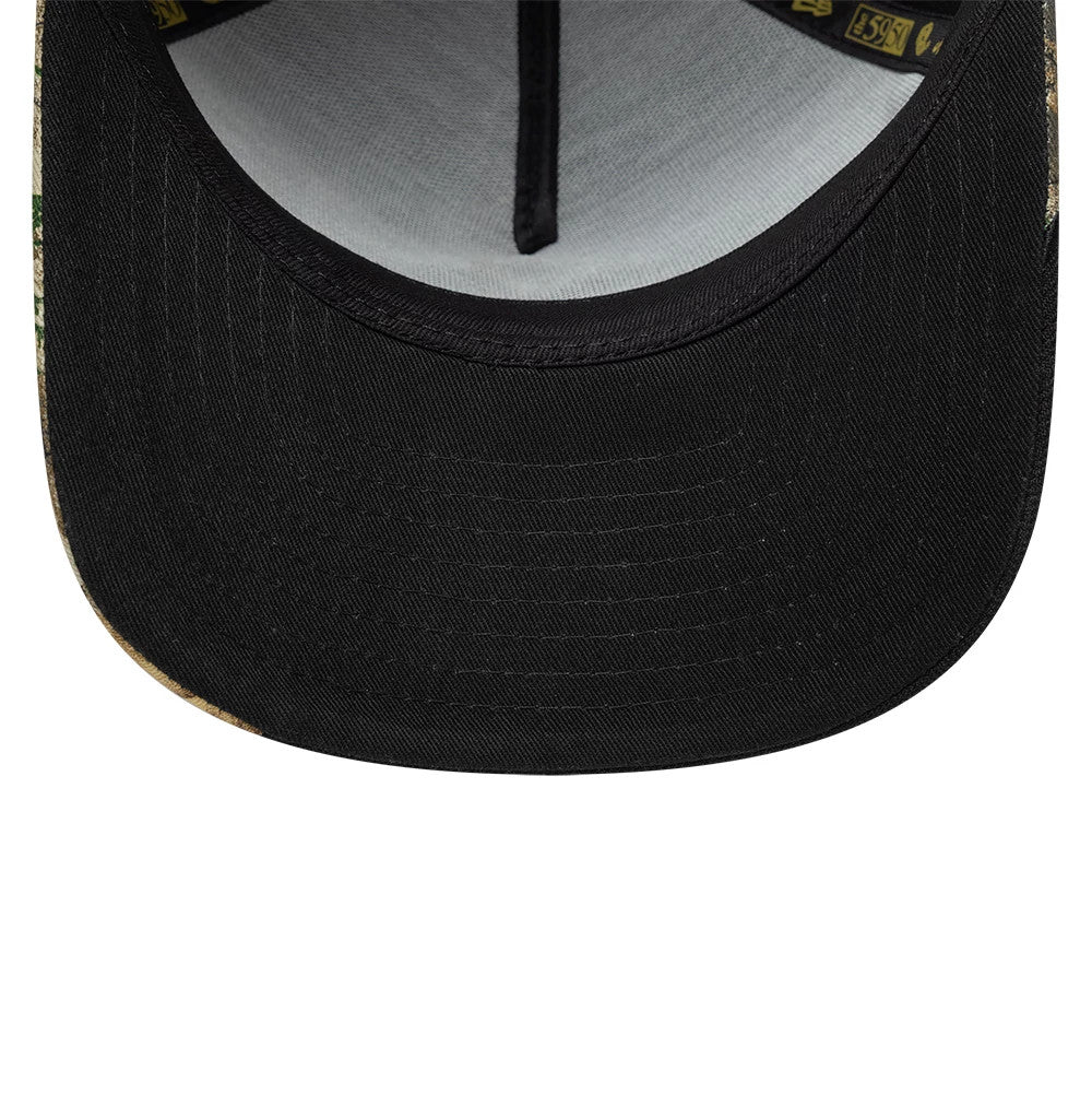 Pictured is this MLB Split Realtree New York Yankees 59FIFTY A-Frame Fitted cap in black. 7
