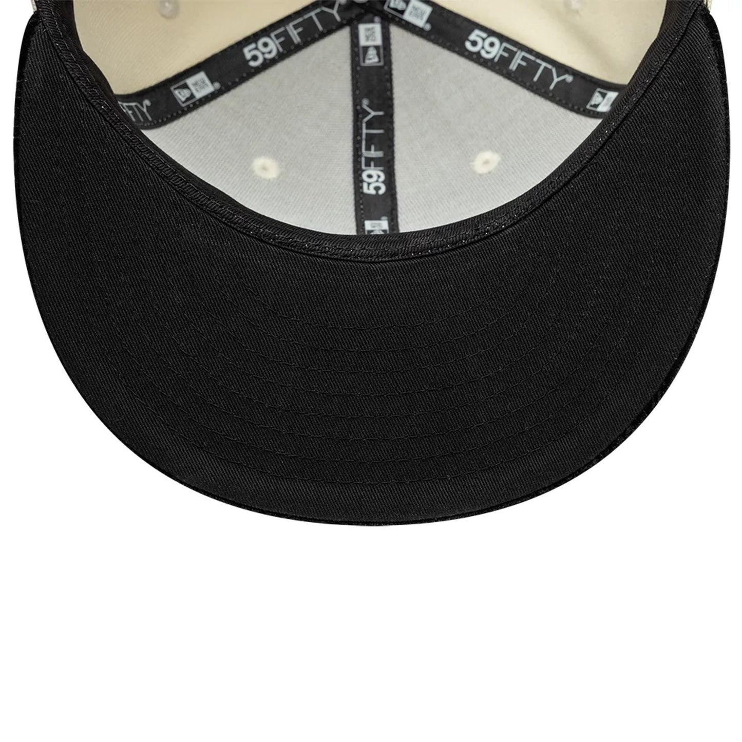 Pictured is this New Era Paisley Visor 59FIFTY Fitted cap in light beige. 5