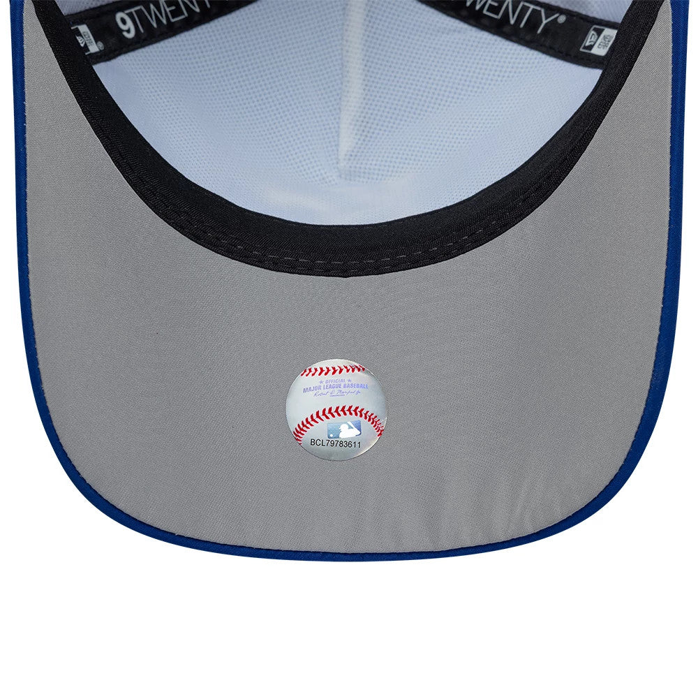 Pictured is this MLB Panel Kansas City Royals 9TWENTY A-Frame cap in blue. 2