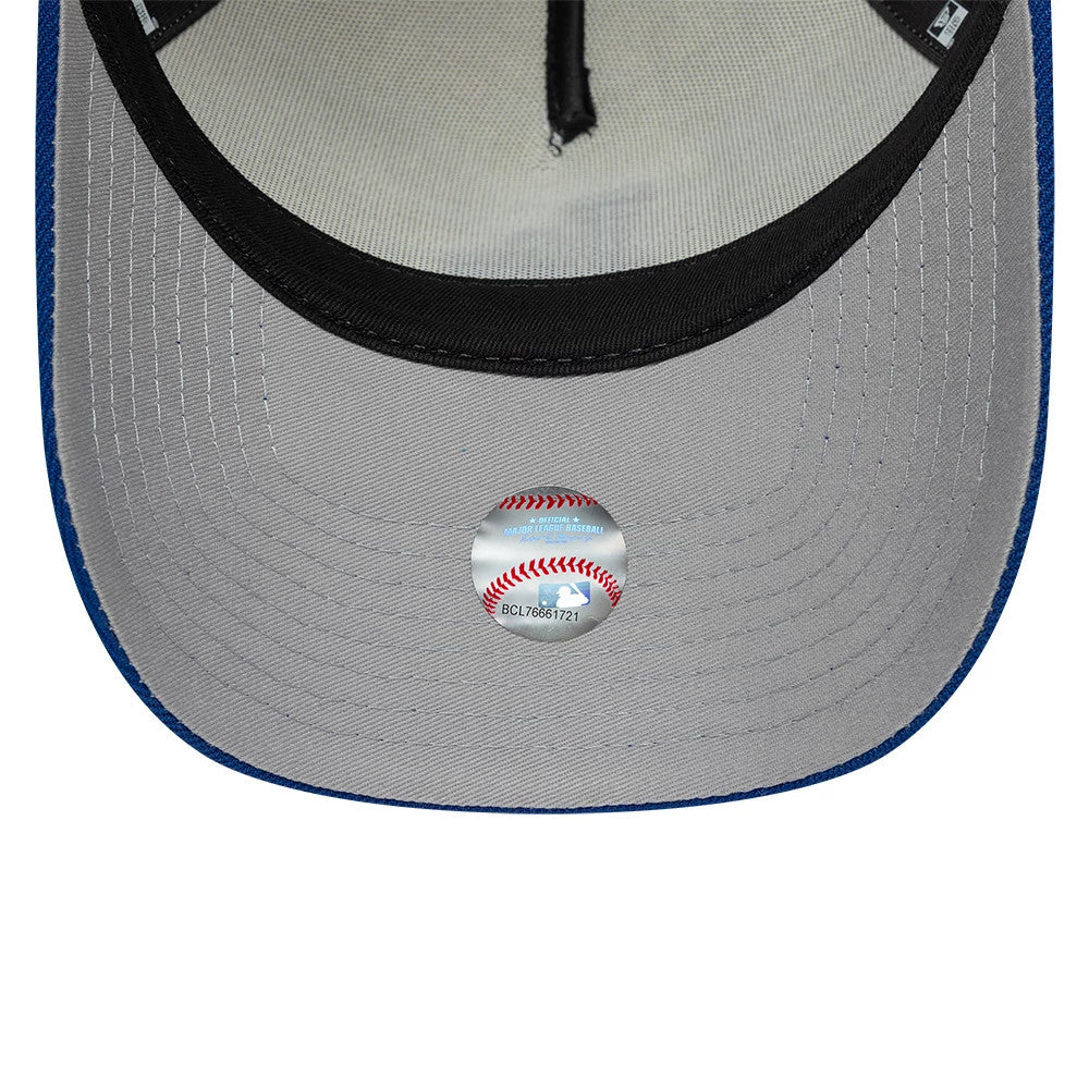 Pictured is this MLB Side Hit LA Dodgers 9FORTY E-Frame cap in Cream. 2