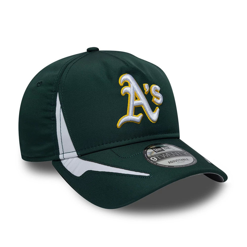 Pictured is this MLB Panel Athletics 9TWENTY A-Frame cap in dark green. 4