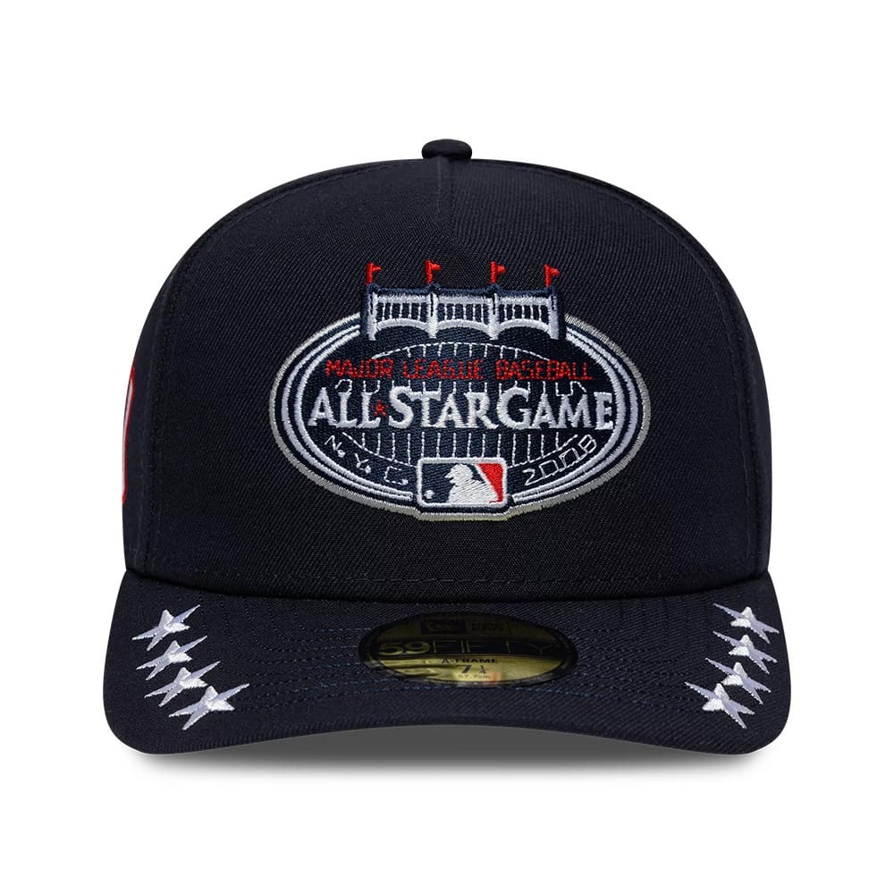 Pictured is this MLB All Star Game New York Yankees 59FIFTY A-Frame Fitted cap in navy. 3