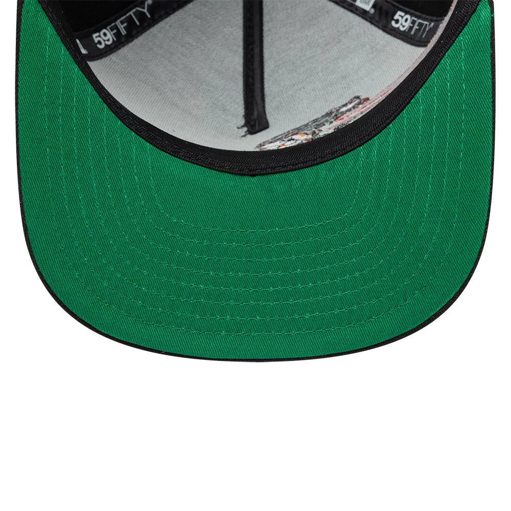 Pictured is this Rugrats Susie Carmichael 59FIFTY A-Frame Fitted cap in black. 2