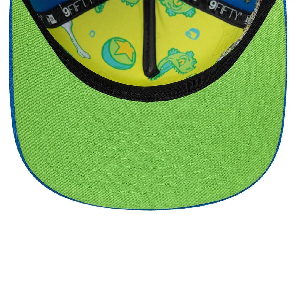 Pictured is this Rugrats 9FIFTY A-Frame Snapback cap in blue. 8
