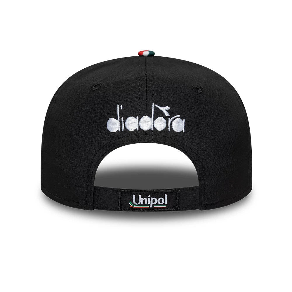 Pictured is this Replica Marc Marquez Mugello Race Special Ducati Low Profile 9FIFTY Snapback cap in multi. 4