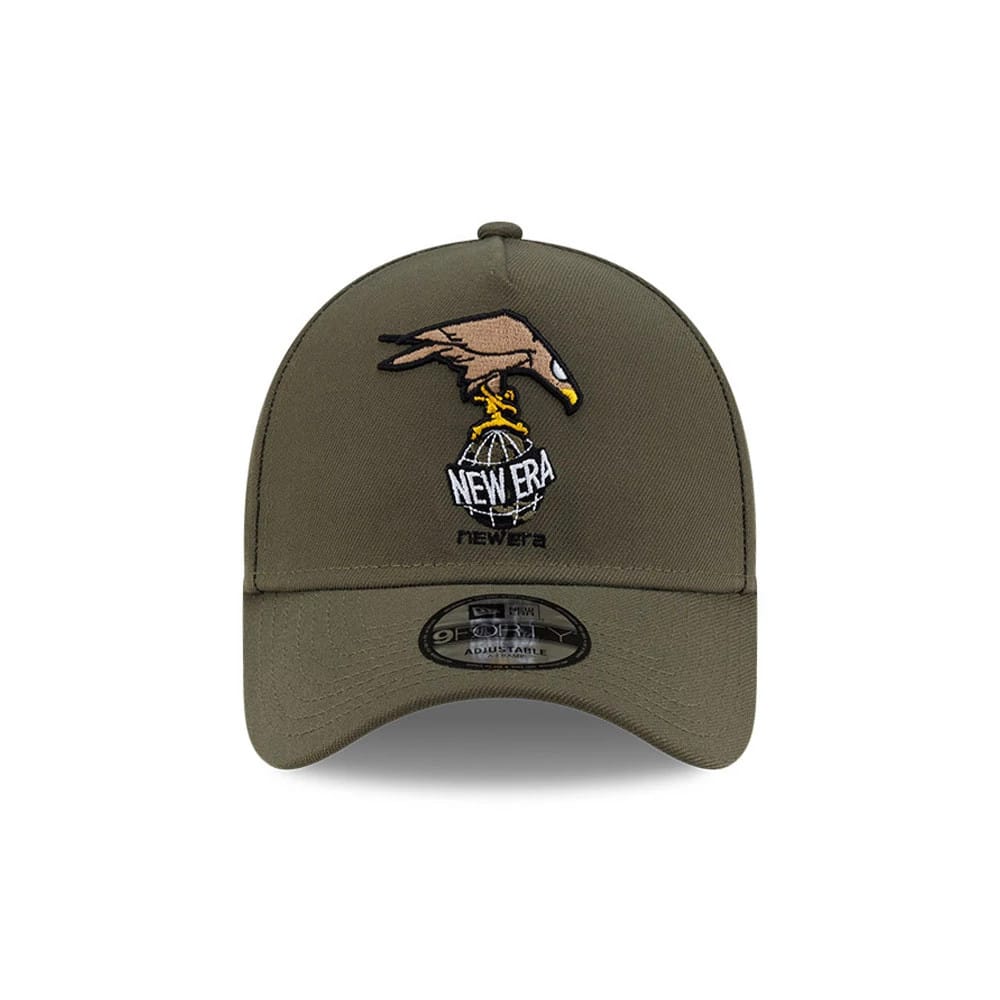 Pictured is this Roji Soccer 9FORTY A-Frame cap in green. 3