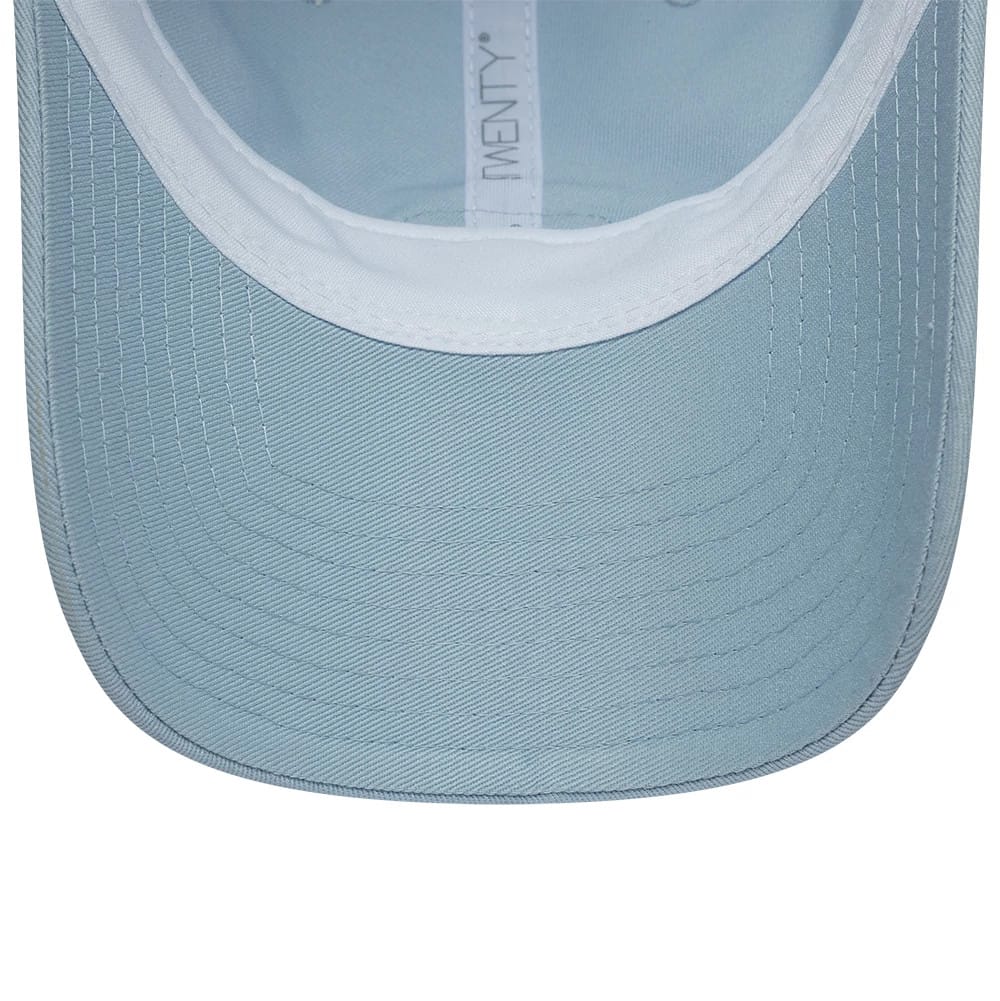 Pictured is this Lacoste X New Era 9TWENTY cap in pastel blue. 7