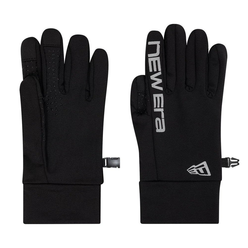 Pictured is this New Era Script E-Touch Gloves in black. 2