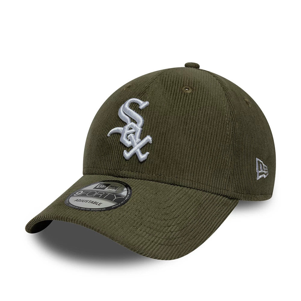Pictured is this MLB Cord Chicago White Sox 9FORTY cap in green. 1
