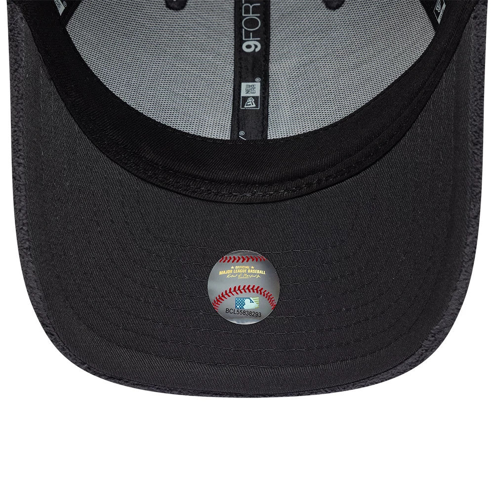 Pictured is this MLB Fleece LA Dodgers 9FORTY M-Crown cap in charcoal. 5