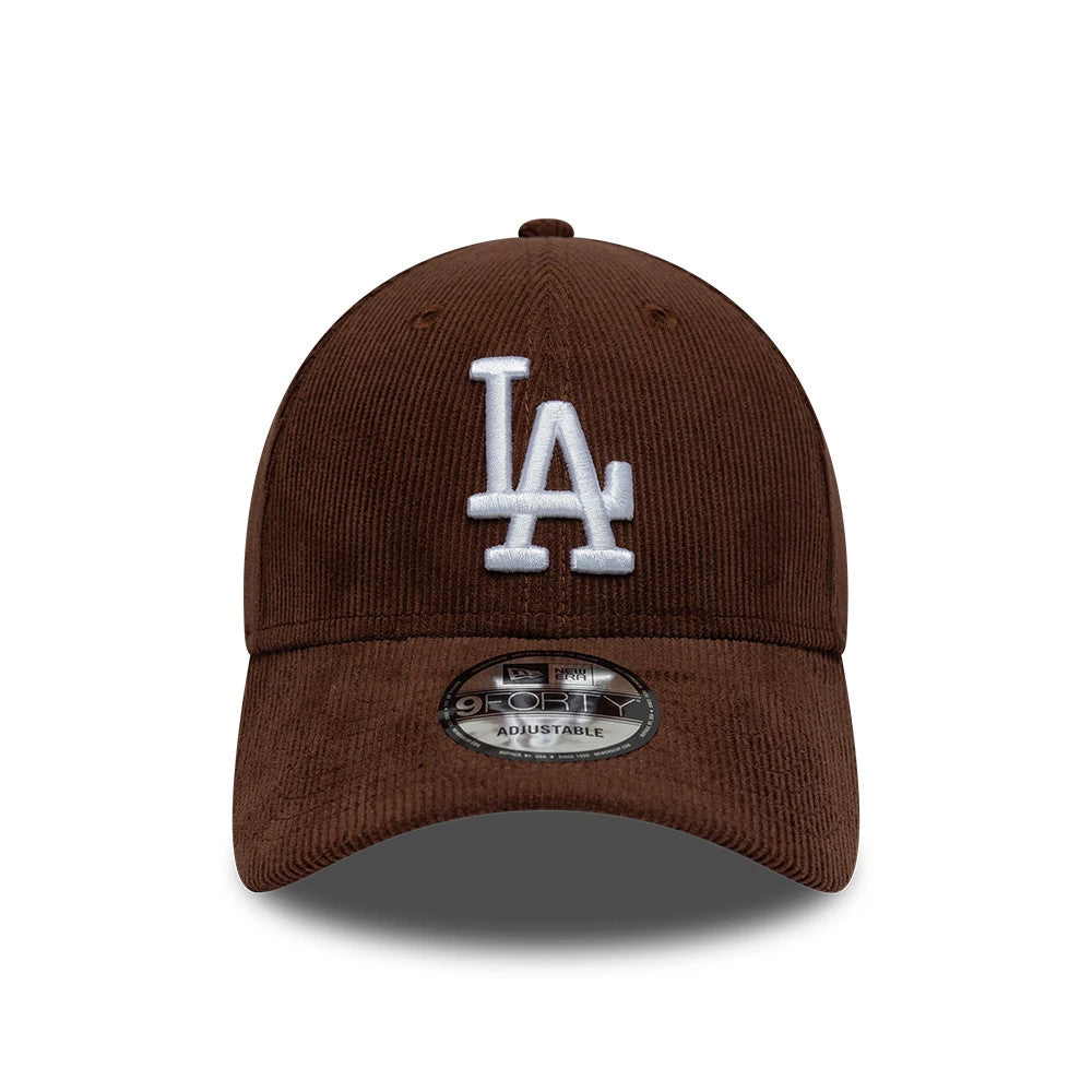 Pictured is this MLB Cord LA Dodgers 9FORTY cap in brown. 2