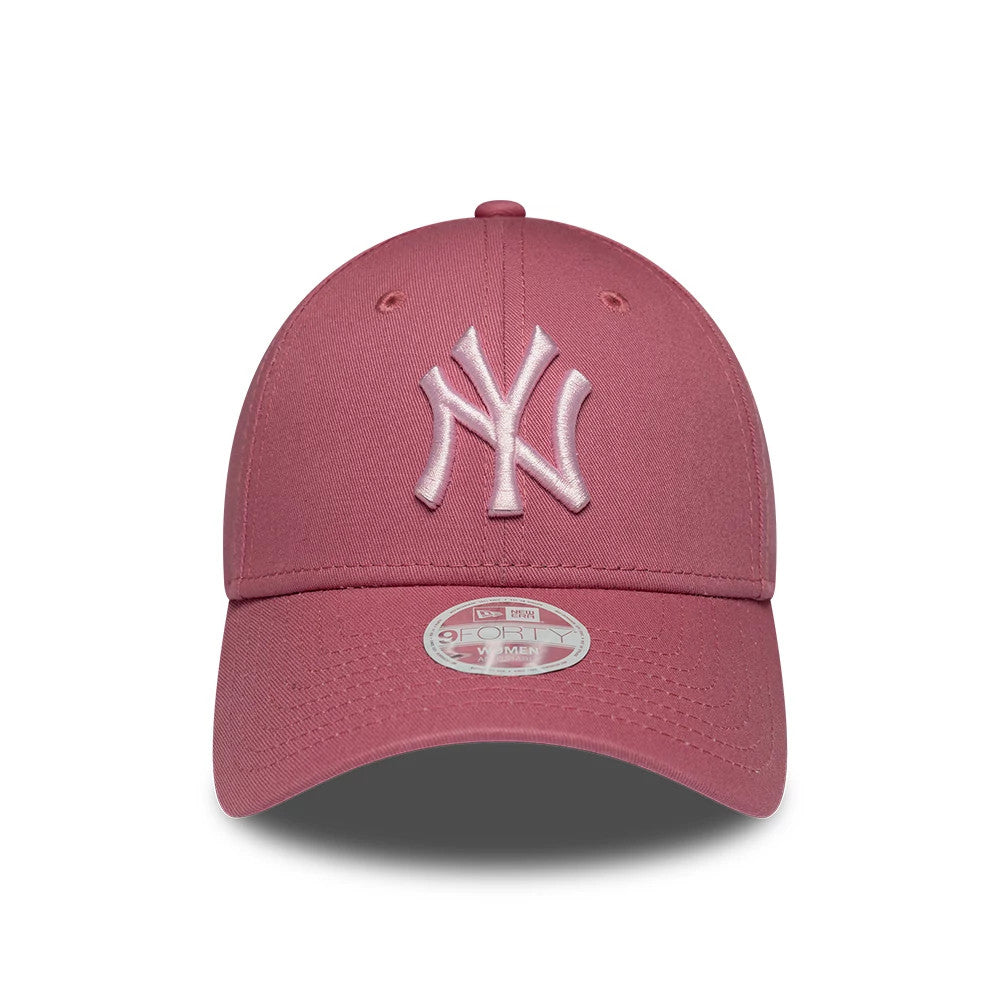Pictured is this Womens MLB League Essential New York Yankees 9FORTY cap in pink. 2