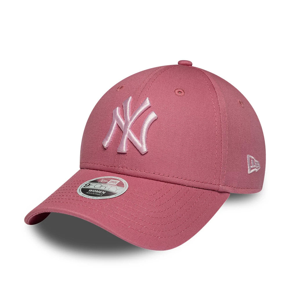 Pictured is this Womens MLB League Essential New York Yankees 9FORTY cap in pink. 1