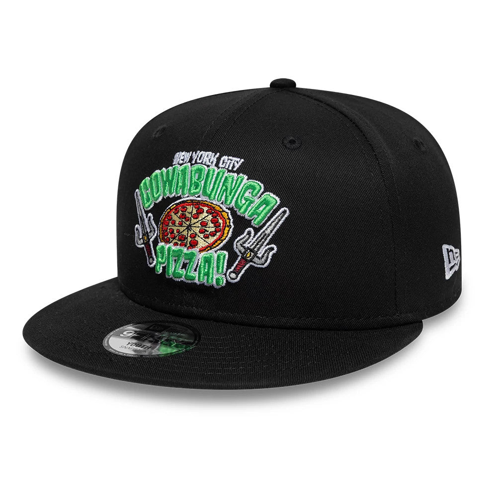 Pictured is this Youth Teenage Mutant Ninja Turtles Teenage Mutant Ninja Turtles 9FIFTY Snapback cap in black. 1