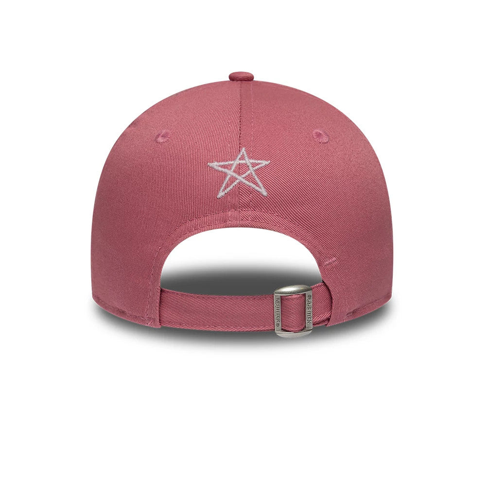 Pictured is this Child MLB Space Glow In The Dark New York Yankees 9FORTY cap in pink. 4