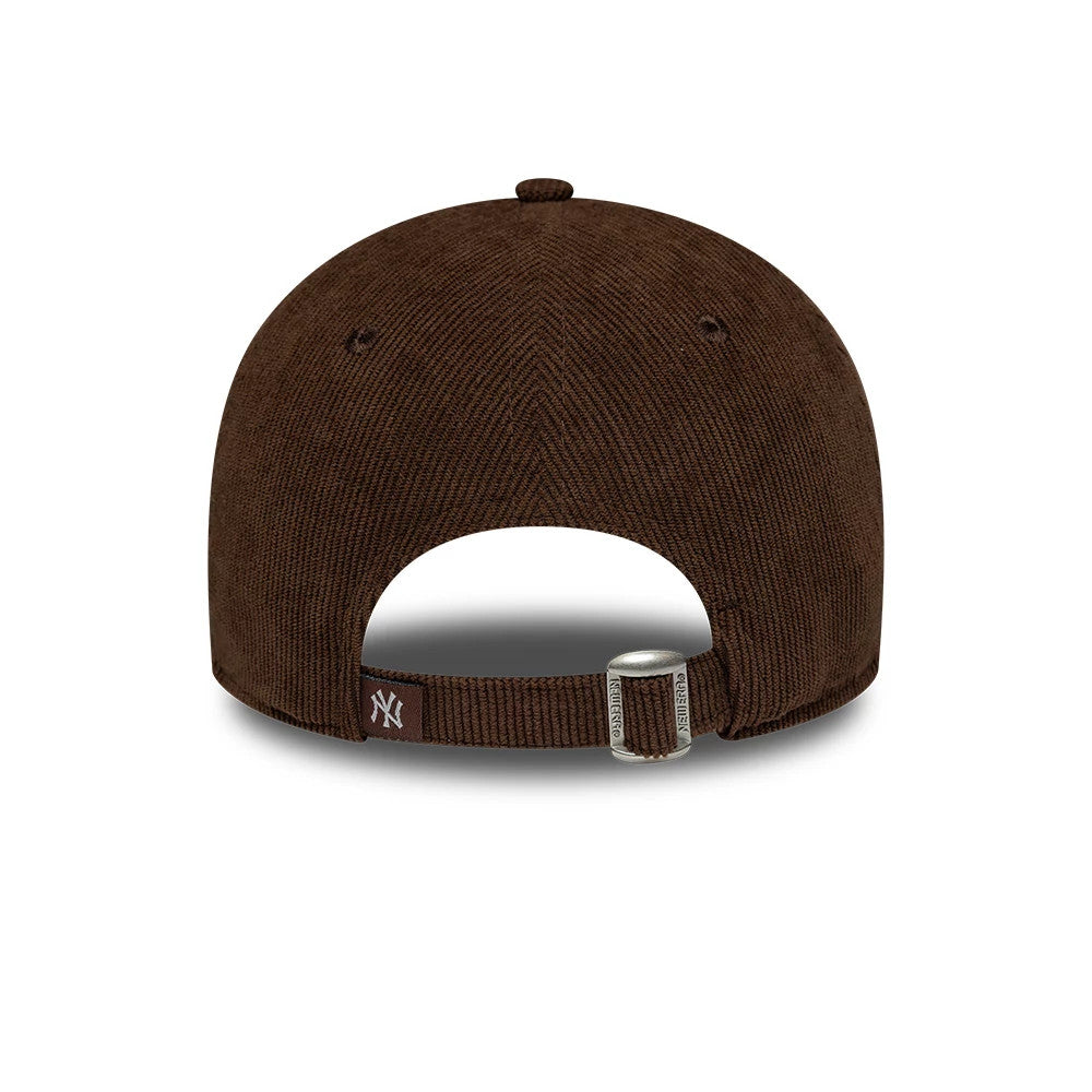 Pictured is this Womens MLB Script Cord New York Yankees 9TWENTY cap in brown. 4