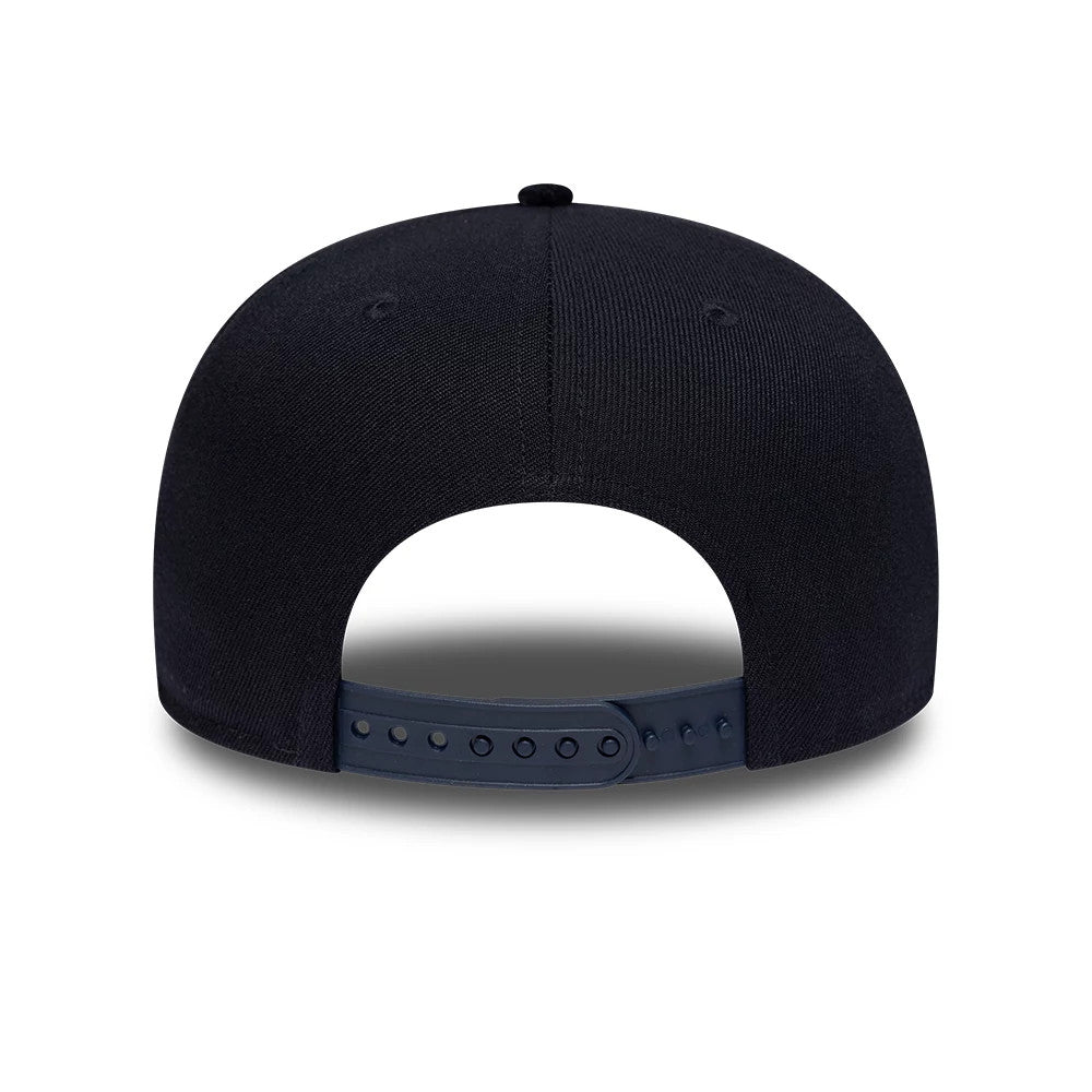 Pictured is this MLB Cord Visor LA Dodgers 9FIFTY Original Fit cap in navy. 4