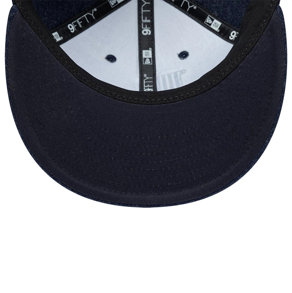 Pictured is this Lacoste X New Era Retro Crown 9FIFTY cap in navy. 7
